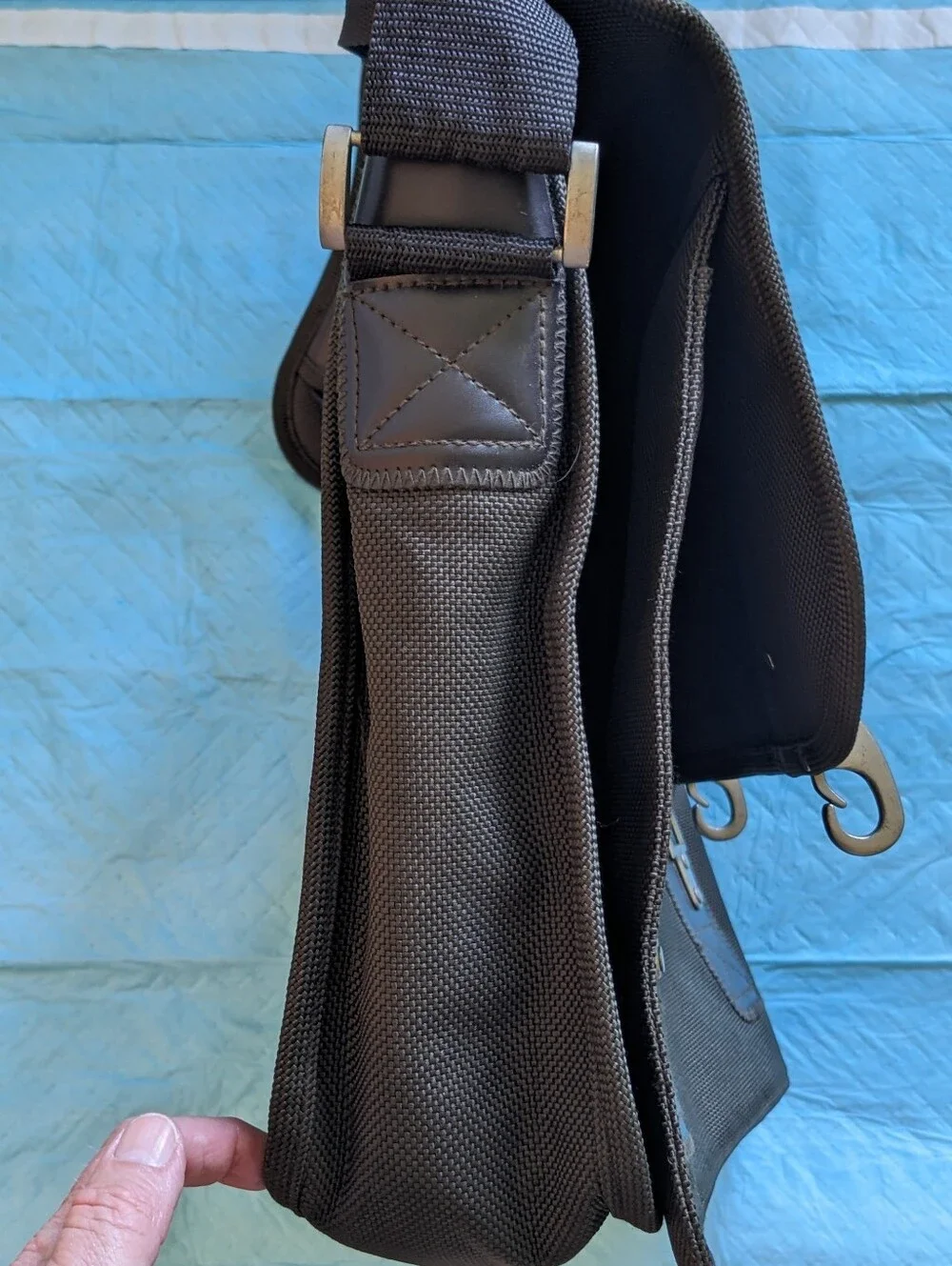 Vintage Messenger Bag Canvas Gemline Autotrader Laptop Weekender Pre-owned
